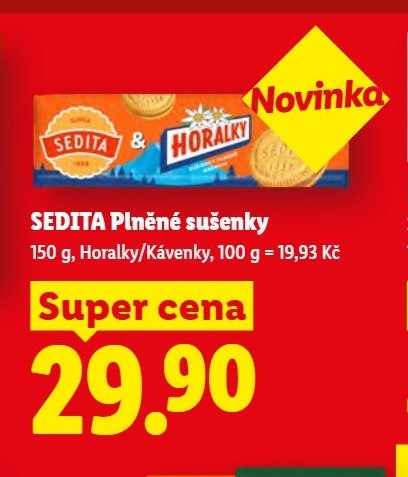 SEDITA Plněné sušenky