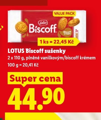 LOTUS Biscoff sušenky