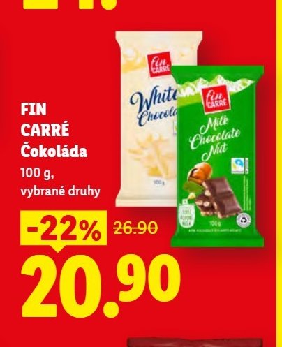 FIN CARRÉ Čokoláda