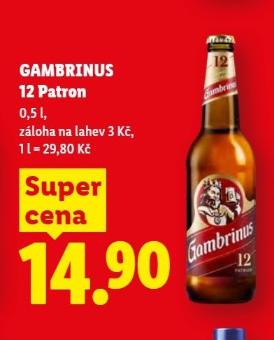 GAMBRINUS 12 Patron