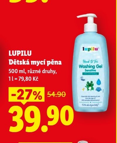 LUPILU Dětská mycí pěna