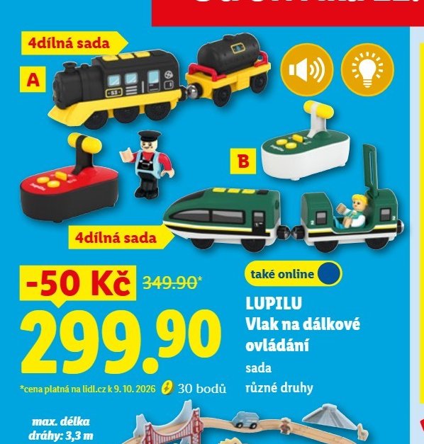 LUPILU Vlak na dálkové ovládání