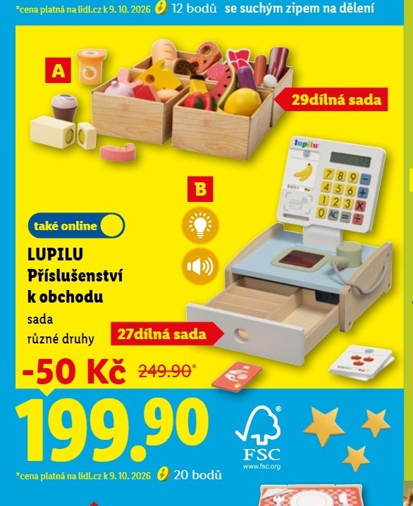 LUPILU Příslušenství k obchodu