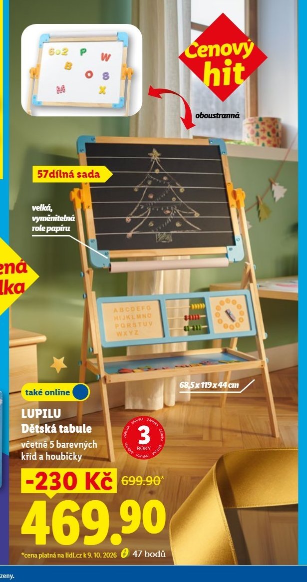 LUPILU Dětská tabule