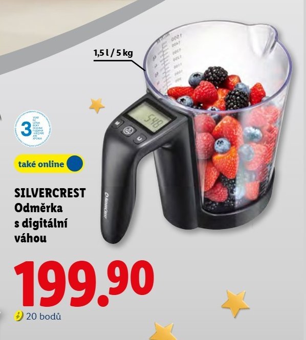 SILVERCREST Odměrka s digitální váhou