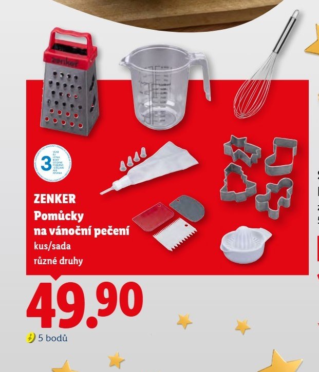 ZENKER Pomůcky na vánoční pečení