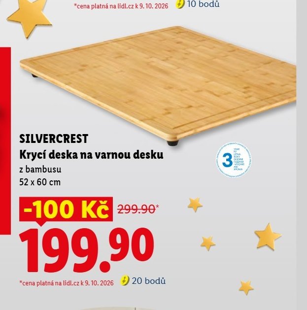 SILVERCREST Krycí deska na varnou desku