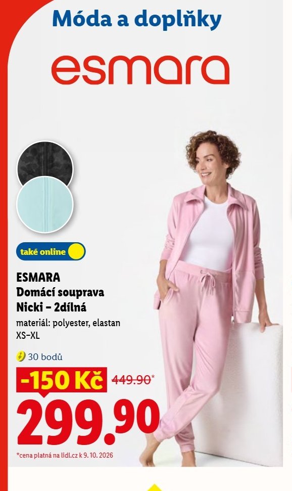 ESMARA Domácí souprava Nicki – 2dílná