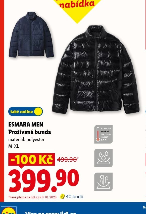 ESMARA MEN Prošívaná bunda