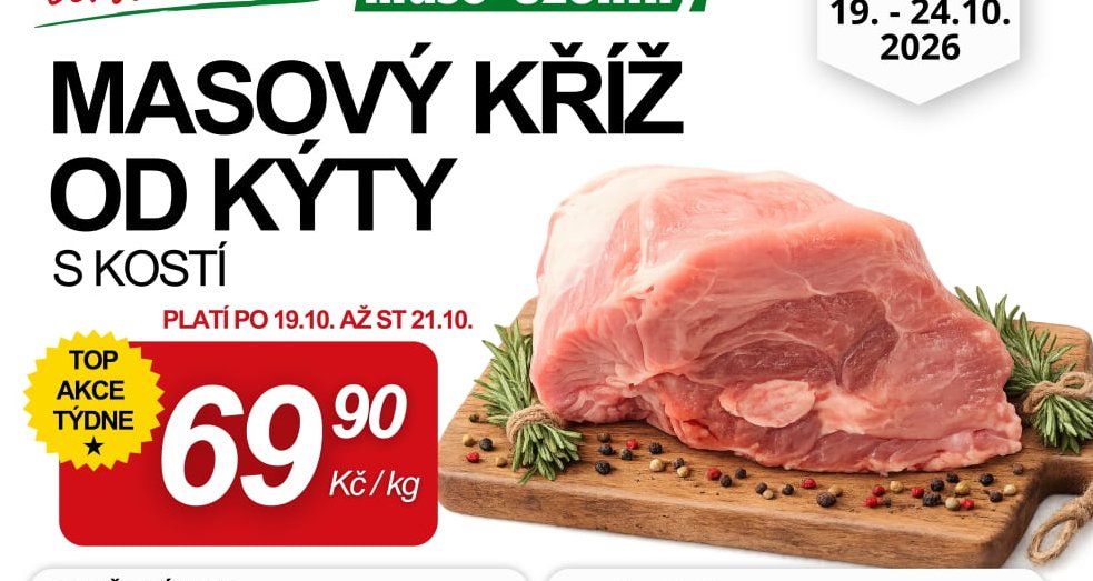 Masový kříž od kýty s kostí