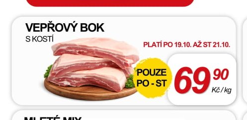 Vepřový bok s kostí