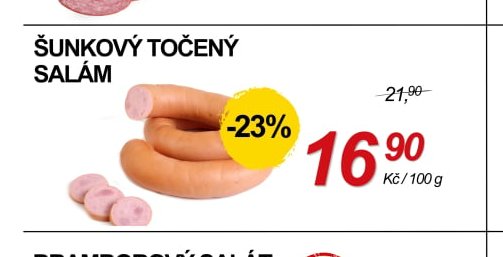 ŠUNKOVÝ TOČENÝ SALÁM