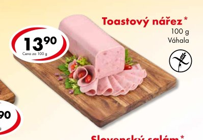 Toastový nářez