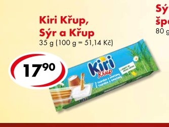 Kiri Křup, Sýr a Křup