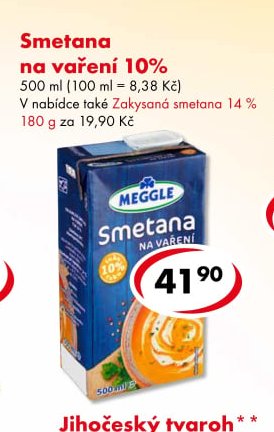 Smetana na vaření 10%