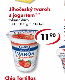 Jihočeský tvaroh s jogurtem
