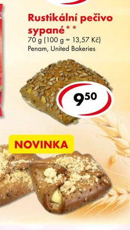 Rustikální pečivo sypané