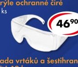 Brýle ochranné čiré