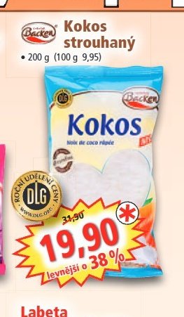 Kokos strouhaný