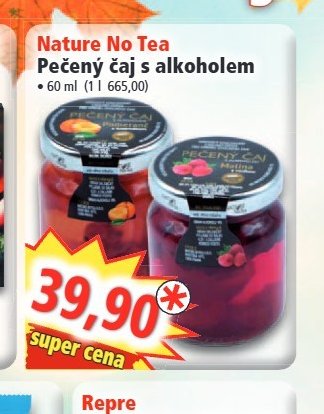 Nature No Tea Pečený čaj s alkoholem