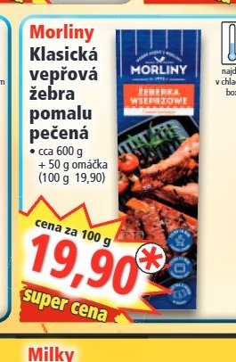 Morliny Klasická vepřová žebra pomalu pečená