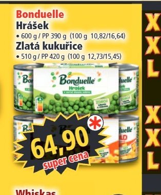 Bonduelle Hrášek / Zlatá kukuřice