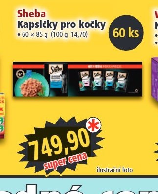 Sheba Kapsičky pro kočky