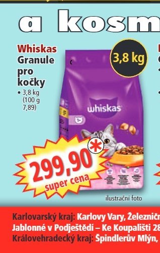 Whiskas Granule pro kočky