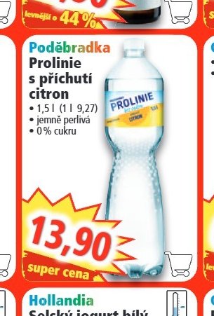 Poděbradka Prolinie s příchutí citron