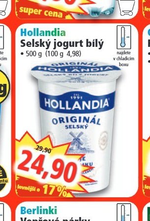 Hollandia Selský jogurt bílý