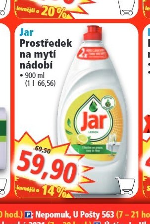 Jar Prostředek na mytí nádobí