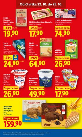 aktuální leták Lidl 22.10.2026-25.10.2026