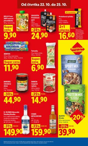 aktuální leták Lidl 22.10.2026-25.10.2026