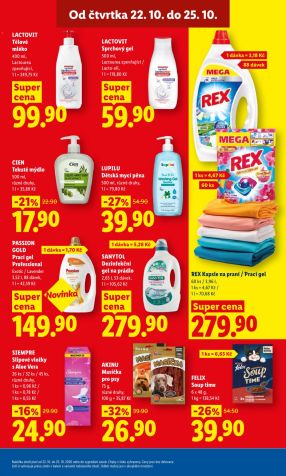aktuální leták Lidl 22.10.2026-25.10.2026