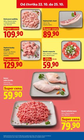 aktuální leták Lidl 22.10.2026-25.10.2026