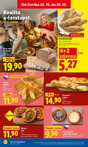 aktuální leták Lidl 22.10.2026-25.10.2026