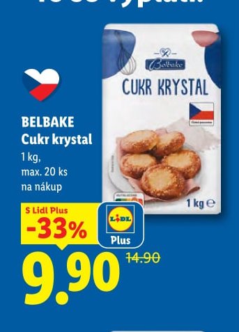 BELBAKE Cukr krystal 1 kg
