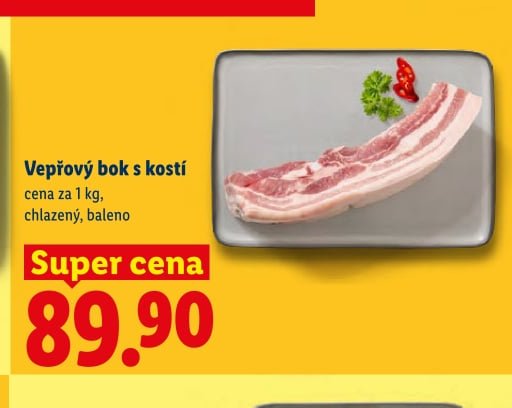 Vepřový bok s kostí
