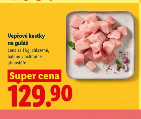 Vepřové kostky na guláš