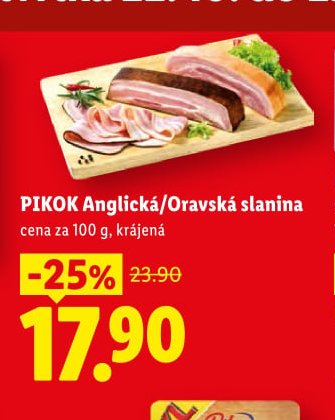 PIKOK Anglická/Oravská slanina