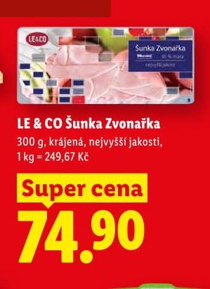 LE & CO Šunka Zvonařka