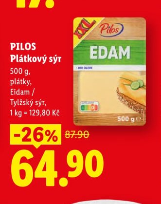 PILOS Plátkový sýr