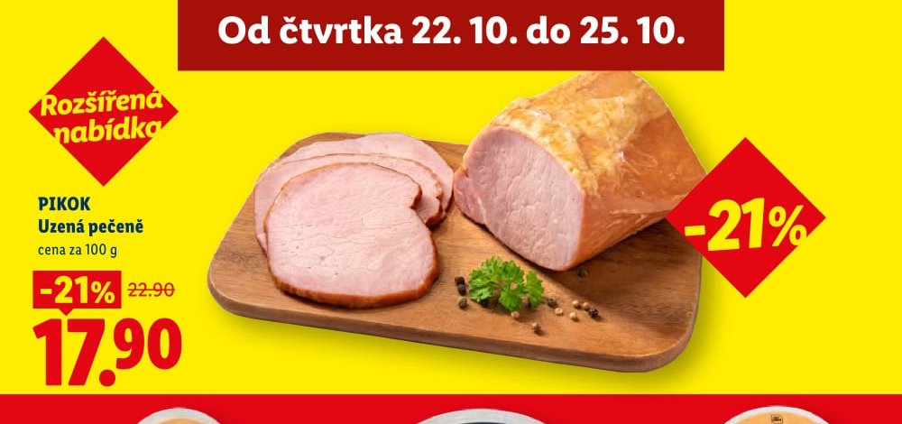 PIKOK Uzená pečeně - Lidl aktualniletaky.eu