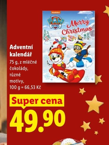 Paw Patrol Adventní kalendář