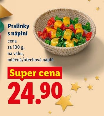 Pralinky s náplní