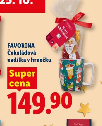 FAVORINA Čokoládová nadílka v hrnečku