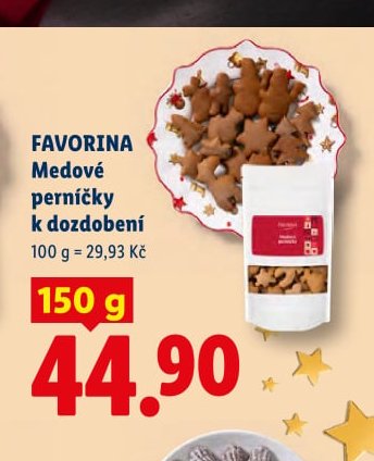 FAVORINA Medové perníčky k dozdobení