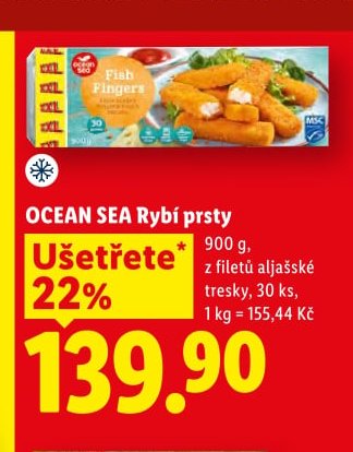 OCEAN SEA Rybí prsty
