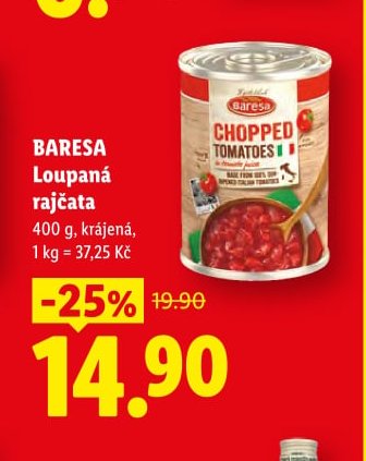 BARESA Loupaná rajčata