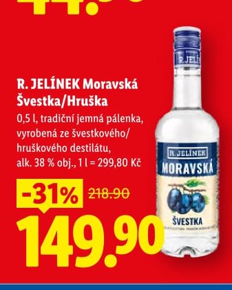 R. JELÍNEK Moravská Švestka/Hruška